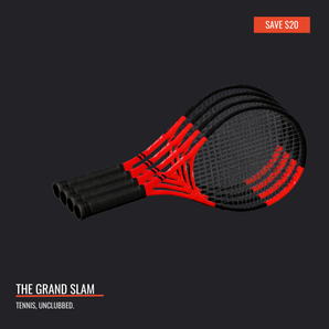 AggroStrike X1 four-pack tennis rackets